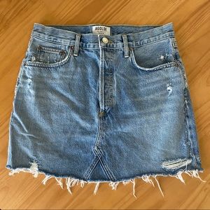 Agolde Denim Mini Skirt - Size 28